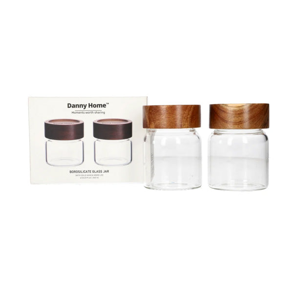 1966-98 340ml Glass Storage Jar 2Pcs Set