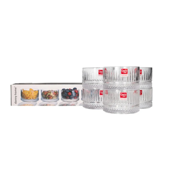 1988-127 Glass 6Pcs Set 230ml 12c