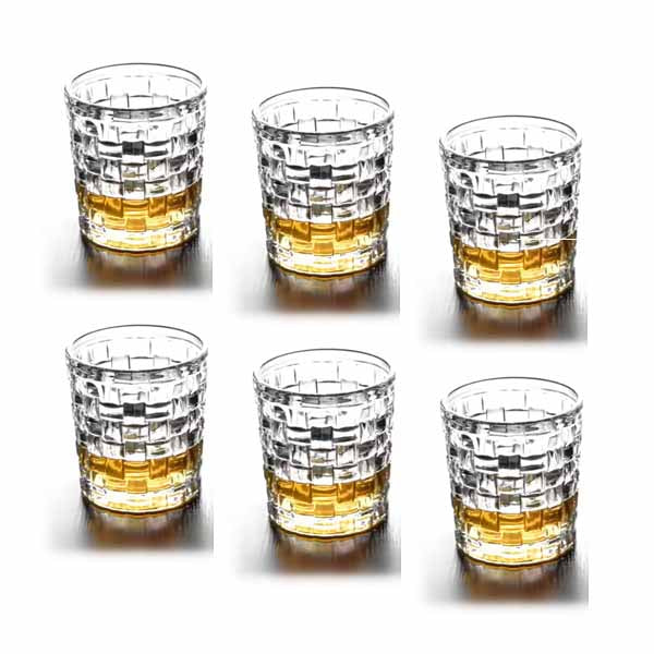 1988-187 Glass 6Pcs Set 345ml 8c