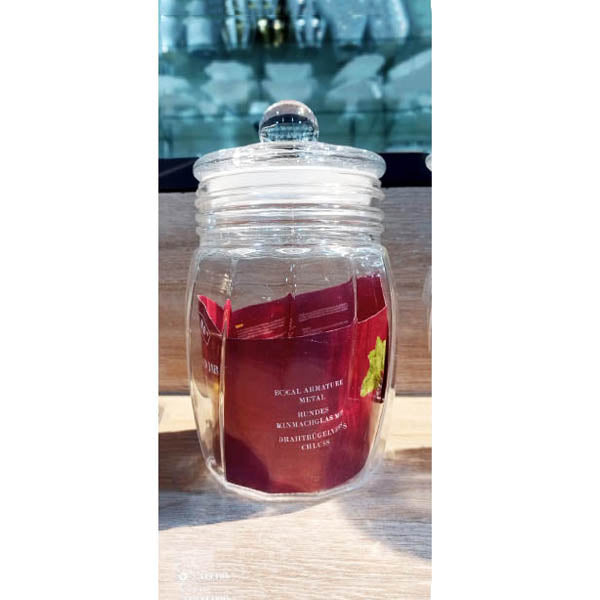 1988-194 850ml Sealed Jar Glass 12c