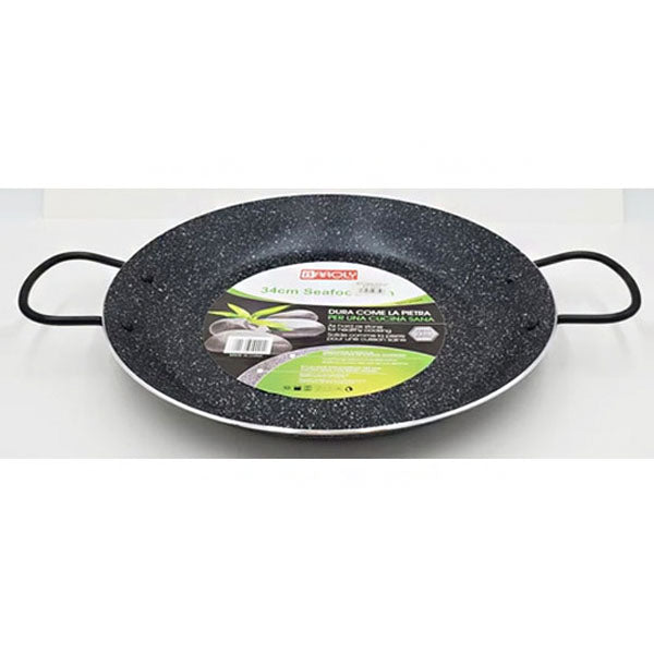 203 D-H 42cm Seafood Pan N-Stick 10c