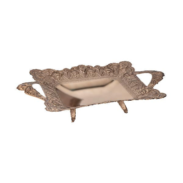 245-K-11 RECTANGEL FOOTED CHOCOLATE BOWL