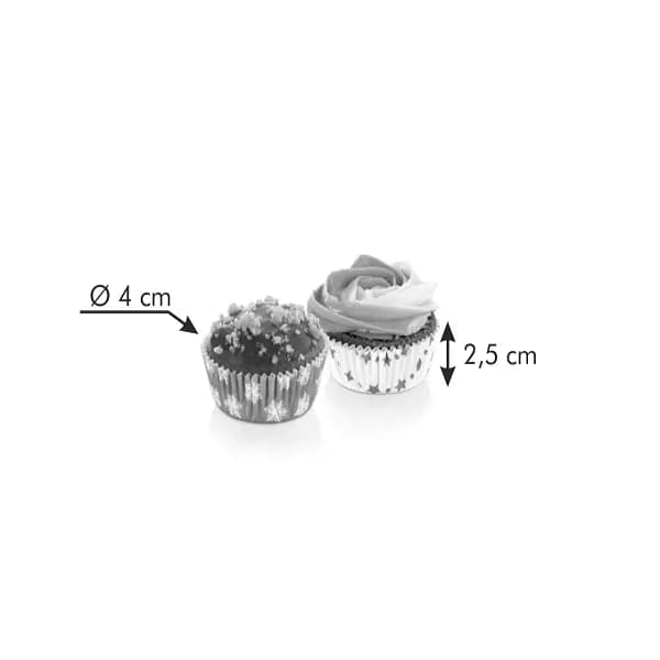 630600 MiniaTureBakingCup40cm,100pc 144c