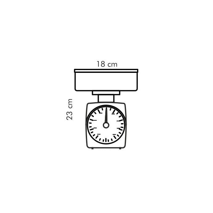 634524 ACCURA 5Kg Kitchen Scale (12/ctn)