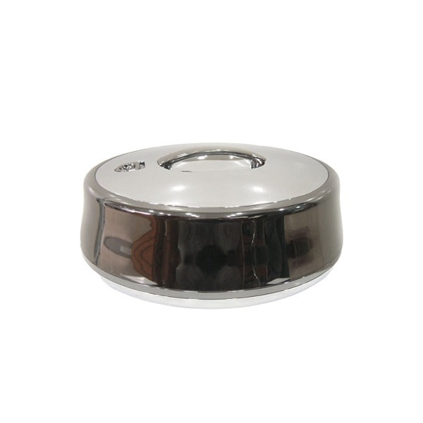 664BK-S 4Ltr Round Blk Silver HPot 6c
