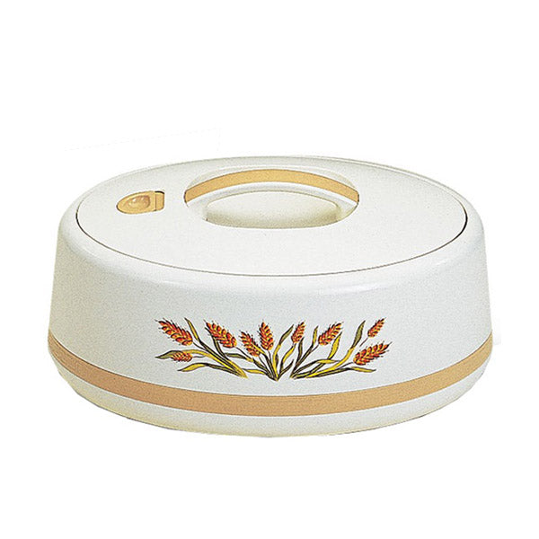 664 4Ltr Round Beige/Wheat Hot Pot 6c