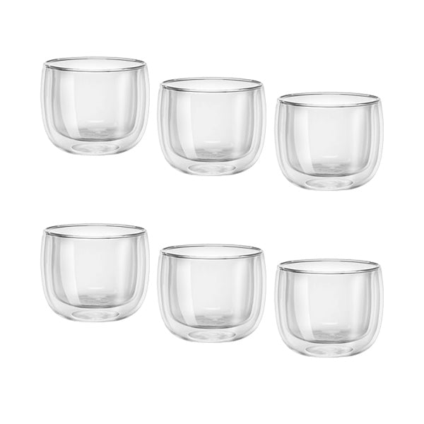 6856 6Pcs Mini Glass Set 100ml 12c