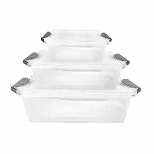81110-DecoBela 3Pcs Lockable Storage 24c