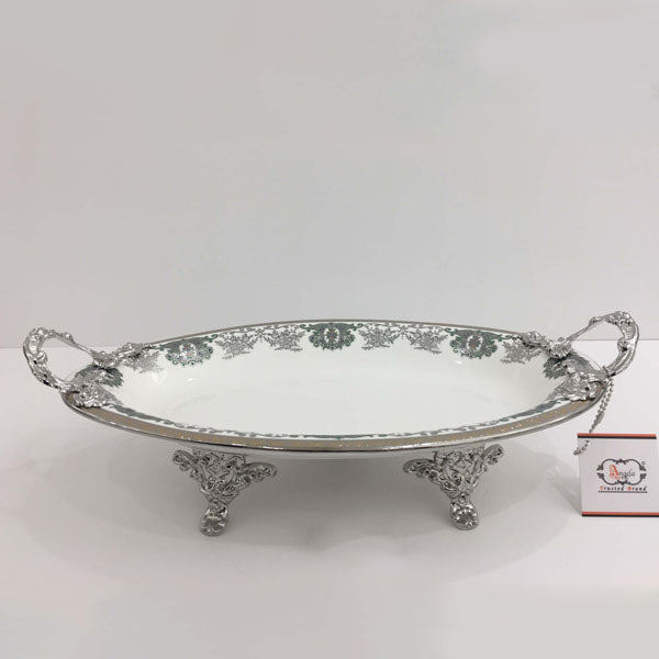 AB-121 Serving Dish Oval 34x20cm 6c