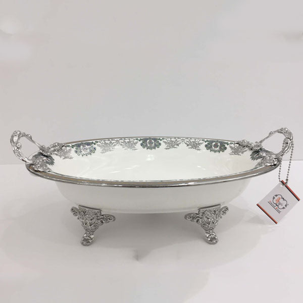 AB-123 Serving Dish Oval 34x21cm 6c
