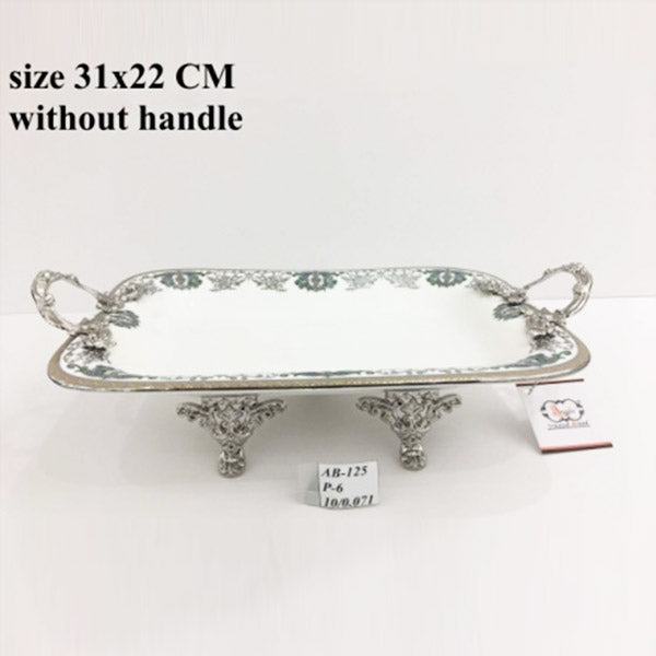 AB-125 Serving Dish Sqr 31x22cm 6c