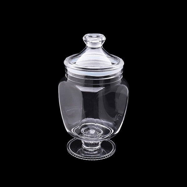 AC40213-W 5"CLEAR CANSTR BASE 27.4CM 12c