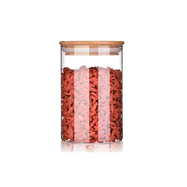 BG45127 Sqr Glass Jar 10x14cm W-Lid 50c