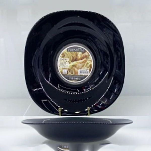 BLFTP90 9"Soup Plate Opal Glass 6-48c