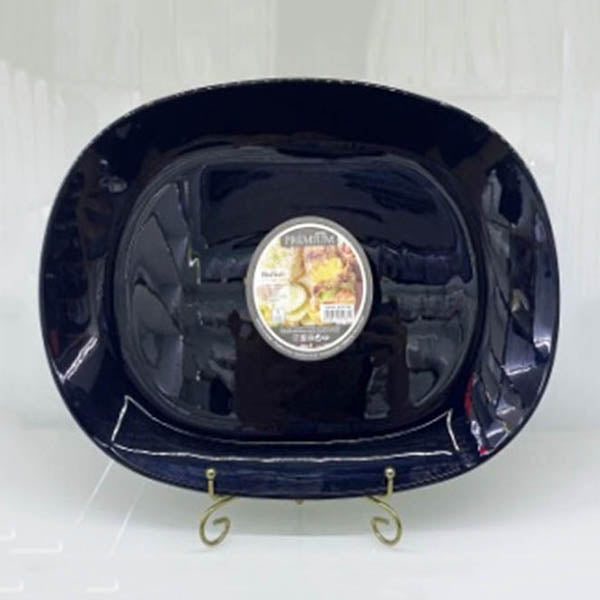 BLFYP120 12"Plate Opal Glass 2-24c