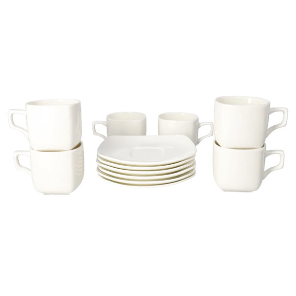 BW20-04/6C 120ml 6Pcs Cup&Saucer Set 8c
