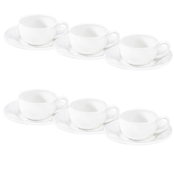 BW20-07/6C 260ml 6Pcs Cup&Saucer Set 8c