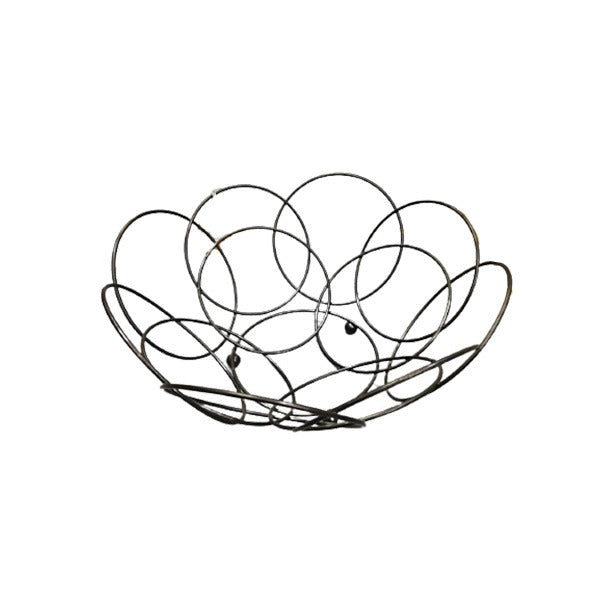 BA-8817 Fruit Basket RoundRing Black 45c