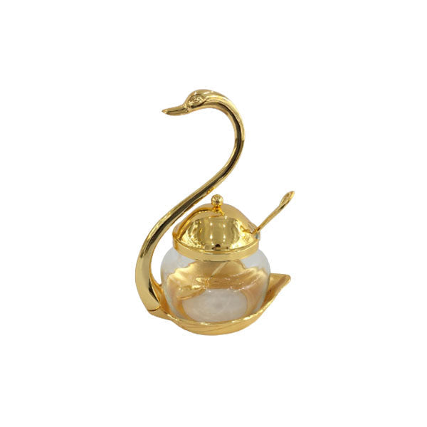 CD5412 Swan Sug Pot G 24pcctn