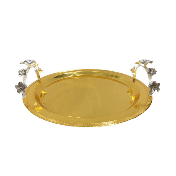CD6141 Round Tray-L (G) ORCHID 10c