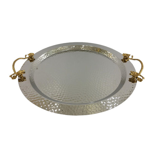 CD6269 Round Serving Tray ORCHID 8c