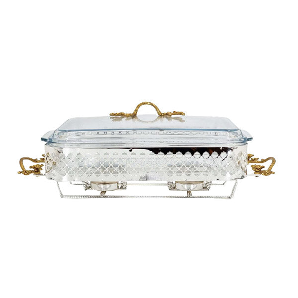 CD6271 Rect Seving Dish Orchid 4c