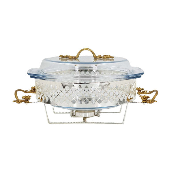 CD6275 Round Serving Dish Orchid 4c
