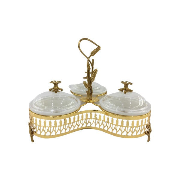 CD6632 3way Ser holder (G) ORCHID 8c