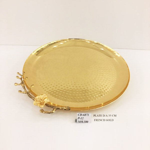 CD6871 Round Plate 35cm Hammer (G)