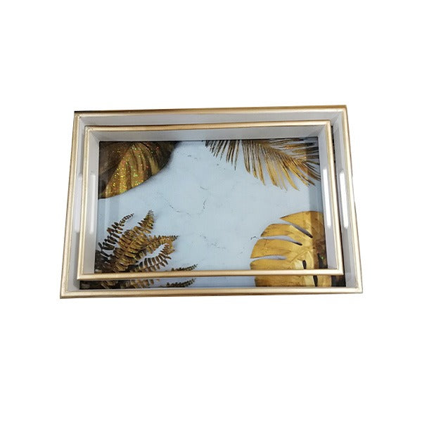 EFW05 2pcs Rect Serving Tray Elegant