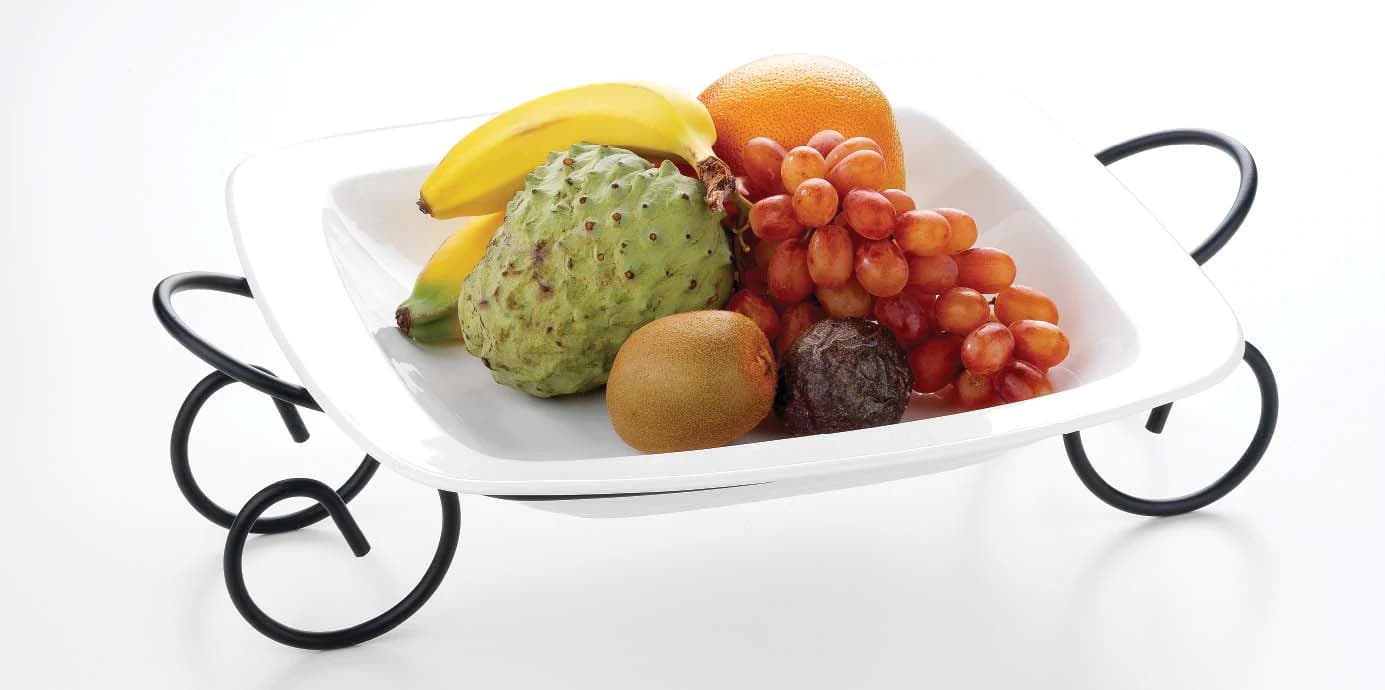 ES3852 Square Bowl + Stand Symphony 3c