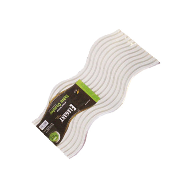 EW668008 Zig Zag Serving Tray White