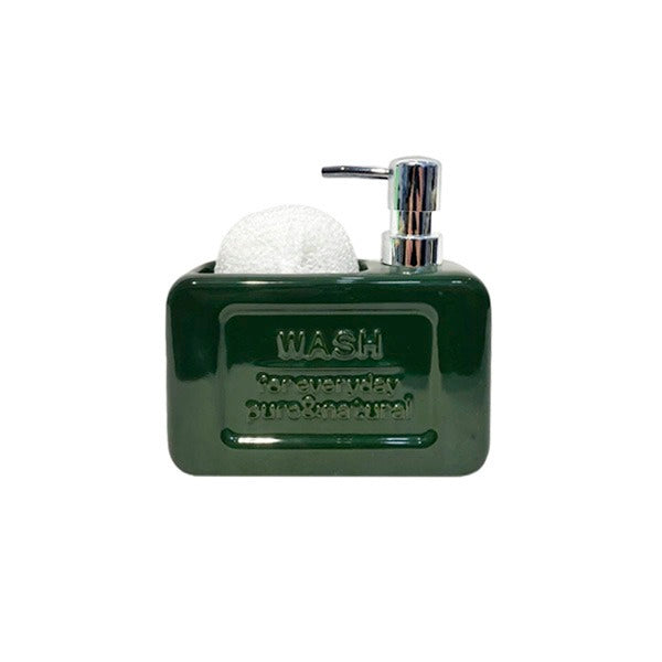 G15-3 Ceramic Soap Dish+Dispenser 24c