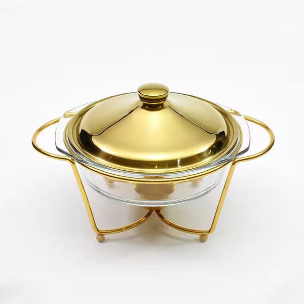 GSY-007 Round Burner Dish 2L (G) 6c