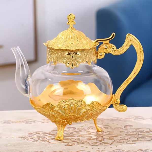 JWG-035 Glass Kettle Golden 12c