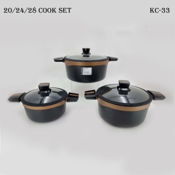 KC33 20,24,28 Cook Set Golden ALPEN 4c