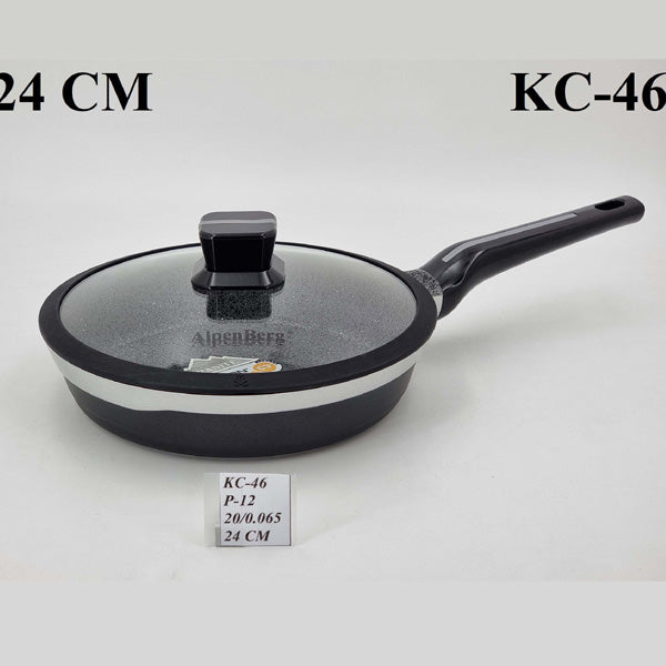 KC46 24cm Frypan Black/Silver Alpen 12c