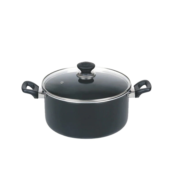 KK7010324 Lumina 24cm Casserole BLACK