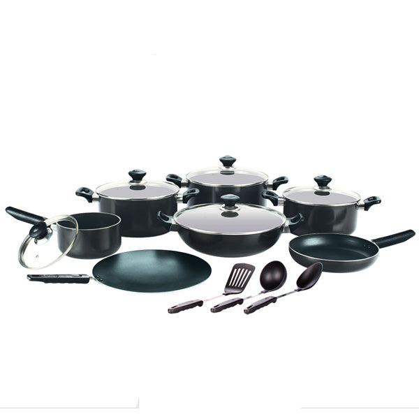 KK7510502 Lumina 15pcs Cook Set BLACK