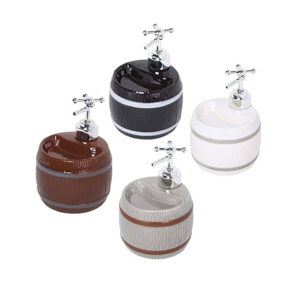 KM15045 Wine Drum SoapDish+Dispenser 36c