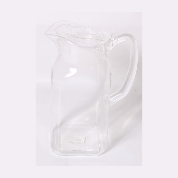 KY814 Clear SQ Jug 1900ml 6c