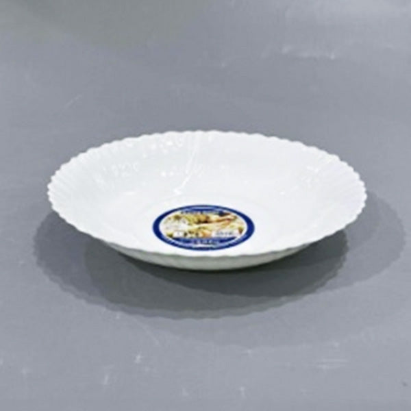 LHSP85 8.5"Soup Plate Opal Glass 6-48c
