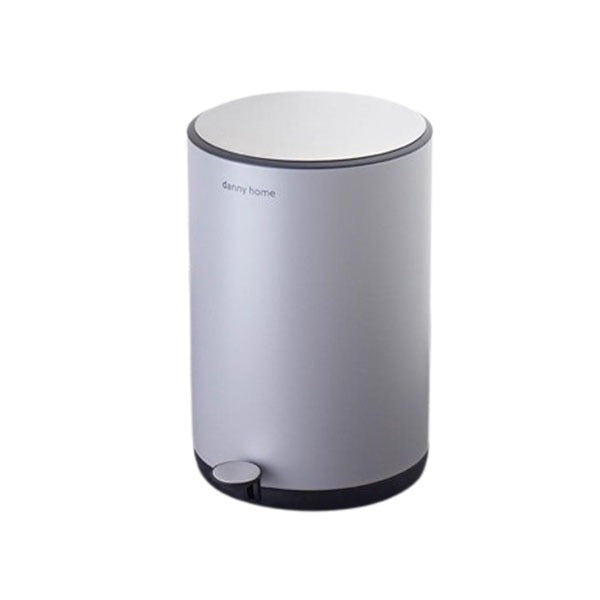 LJT09-10-3 Trash Can 10Ltr Gray 2c