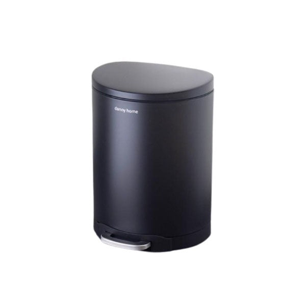 LJT11-6-3 Trash Can 6Ltr Black 4c
