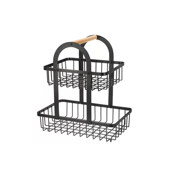 LU-8 2Tier Black (H-181) Basket Iron 24c