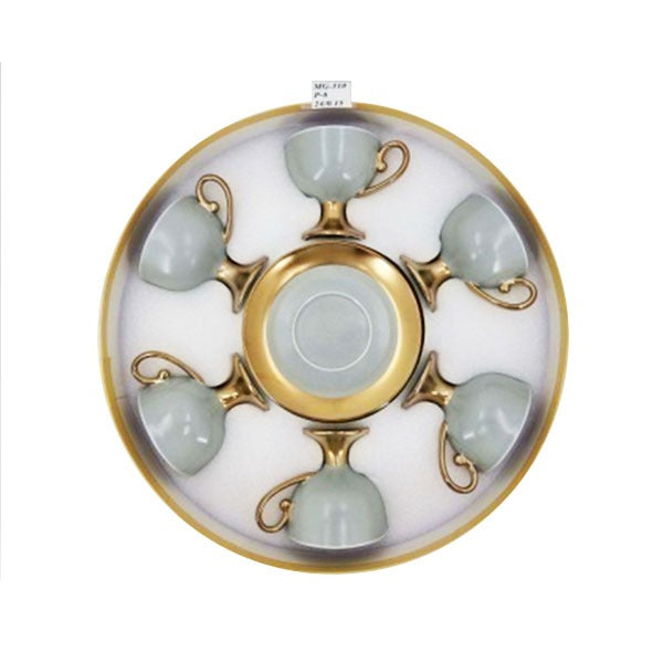 MG310 6pcs Cup Saucer Gary-C 8c