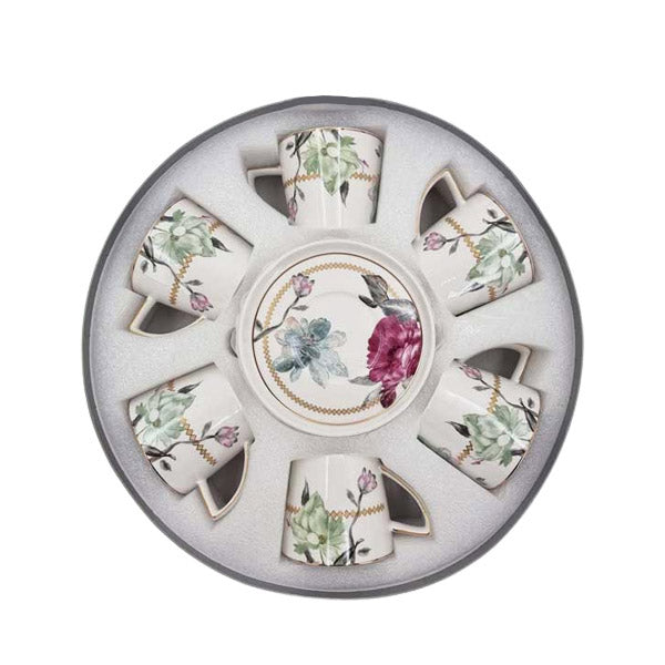MK255 6pcs Cup Saucer Set Angela