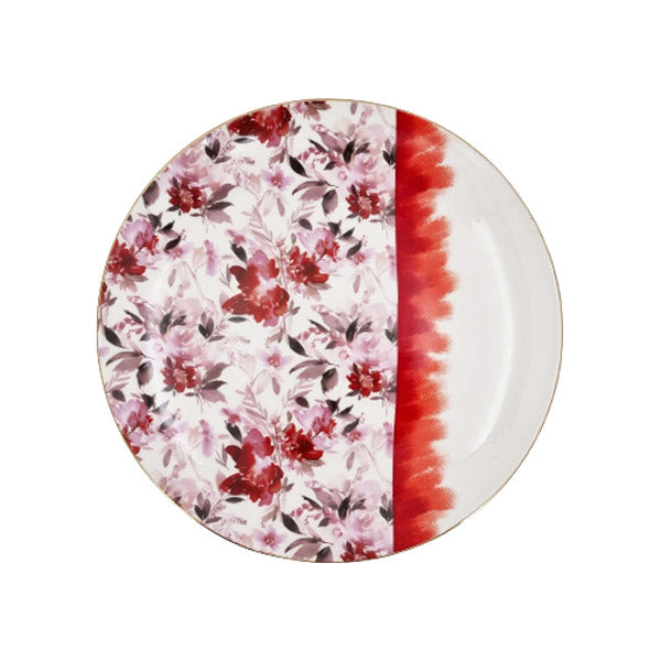MK55 12" Plater RedFlowers ANGELA 24c
