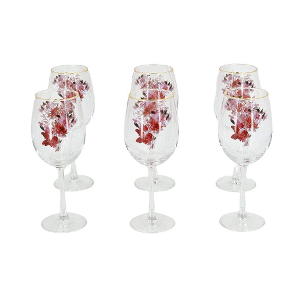 MK65 6ps Goblet Glass Set ANGELA 6c