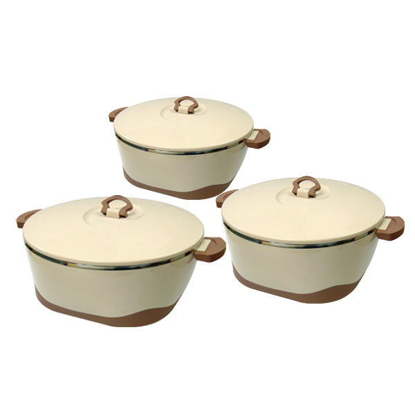 PB633/3 Beige 3Pcs Versatile H/Pot 6set-
